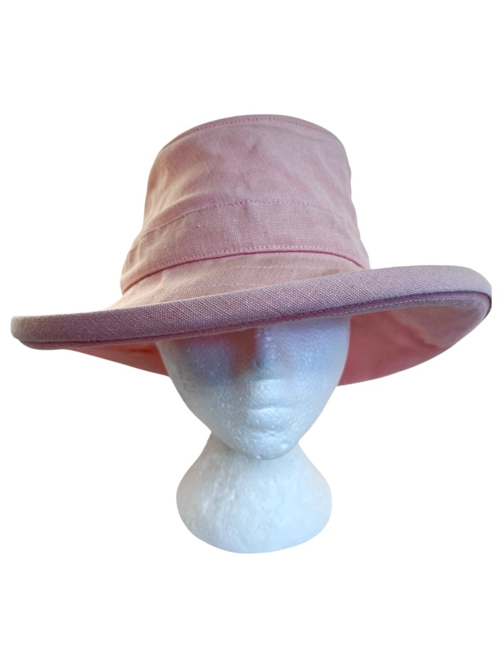 The Tilley Hemp Hat Pink TH8 Made in Canada Wide Brim Adjustable Size M